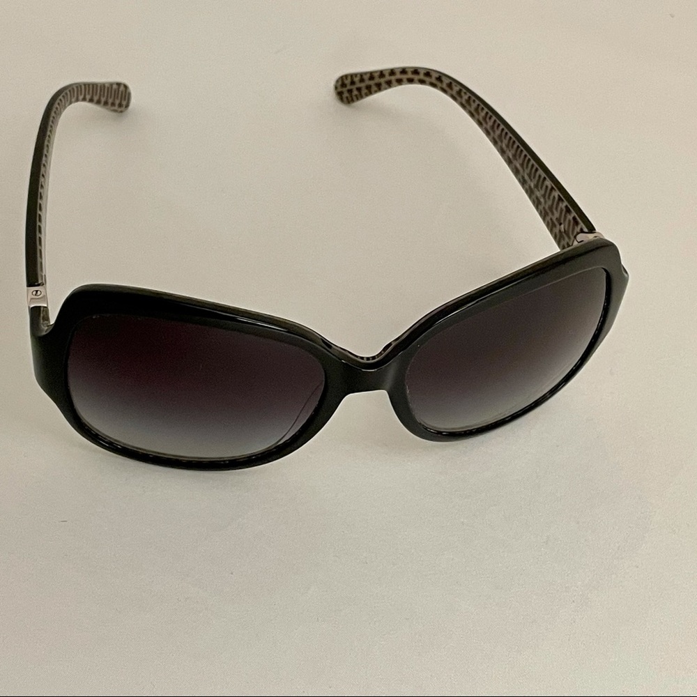 Tory Burch black with silver logo sunglasses O/S